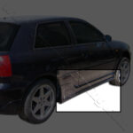 Side Skirts Audi A3 8L #010501