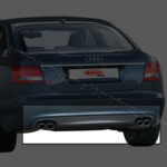 Rear Bumper Spoiler Diffuser  AUDI A6 C6 #010712