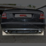 дифузьор за задна броня (модел S-line) за Audi A6 C6 СЕДАН №010715