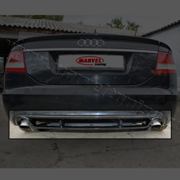 дифузьор за задна броня (модел S-line) за Audi A6 C6 СЕДАН №010715 - Image 1