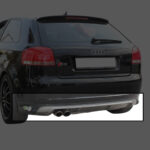 тунинг добавка тип S3 за задна броня Audi A3 8P- 2/3 врати №010529
