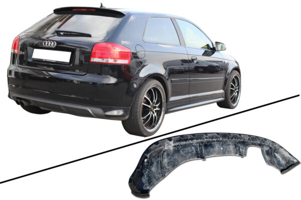 тунинг добавка тип S3 за задна броня Audi A3 8P- 2/3 врати №010529 - Image 3