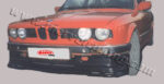 тунинг добавка за предна броня BMW E 30 ДВОЕН СТОП №020103 - Image 2