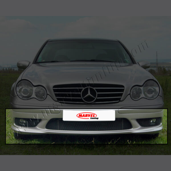 Спойлер тип AMG за предна броня за Mercedes C-class W203 №100304 - Image 1