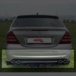 Спойлер за задна броня тип AMG за Mercedes C-class W203 №100305