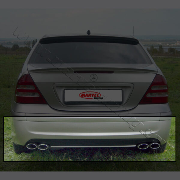 Спойлер за задна броня тип AMG за Mercedes C-class W203 №100305 - Image 1