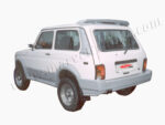 Задна тунинг броня за Lada/ВАЗ Niva №080308 - Image 4