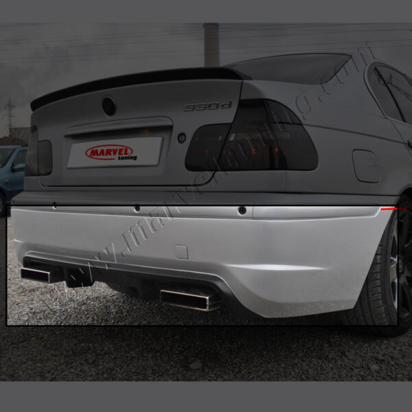 Спойлер задна броня за BMW E46 Лимузина преди фeйслифт №020337 - Image 1