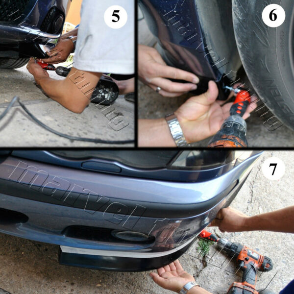 Front Bumper Spoiler BMW E46 M-tech #020328 - Image 4