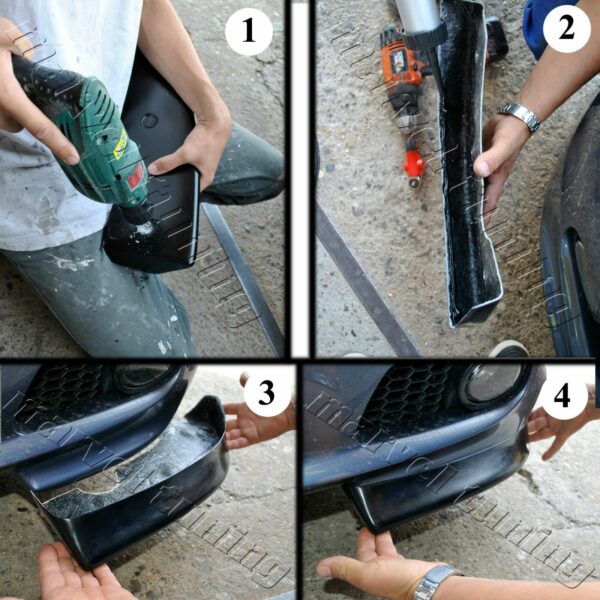 Front Bumper Spoiler BMW E46 M-tech #020328 - Image 5
