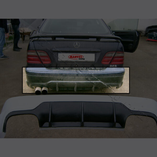 Спойлер тип AMG за задна броня за Mercedes CLK C208 №101109 - Image 1