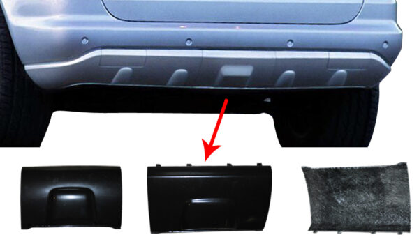 Rear Bumper Hitch Hook Cover Mercedes M-class W163 - Image 2