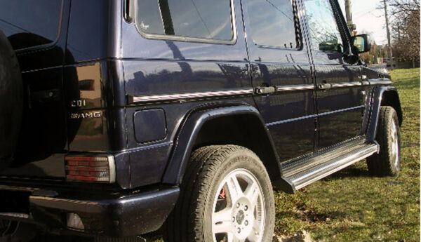 Задна тунинг броня + рогчета за Mercedes G-class №100409 - Image 3