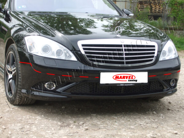 Спойлер тип AMG за предна броня  за Mercedes S-class W221 №101708 - Image 3