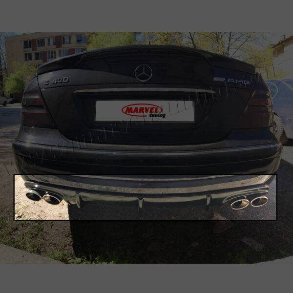 Дифузьор за задна броня AMG за Mercedes E-class W211 №101013 - Image 1