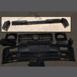 Задна тунинг броня + рогчета за Mercedes G-class №100409