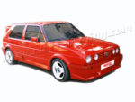 спойлер за предна броня за VW Golf II с тясна броня №200117 - Image 2