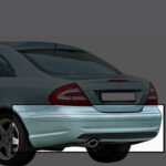 Задна тунинг броня тип AMG за Mercedes CLK C209 №101113
