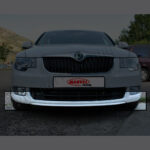 Front Bumper Spoiler Skoda Superb #160301