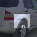 Вежди за калници тип AMG за Mercedes M-class W163 №100906