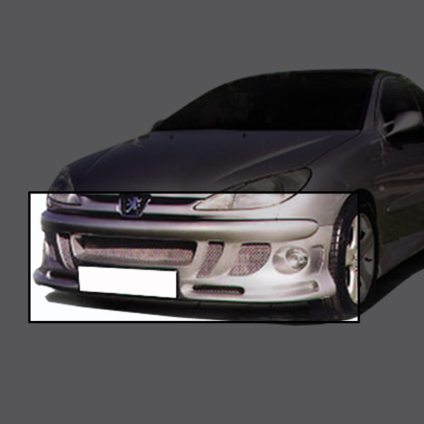 предна тунинг броня за Peugeot 206  №130205 - Image 1