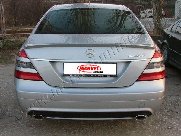 Задна тунинг броня тип AMG за Mercedes S-class W221 №101703 - Image 3