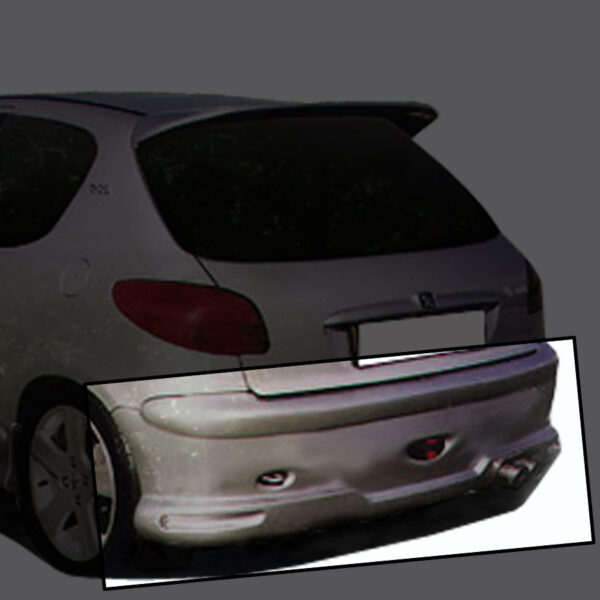 задна тунинг броня за Peugeot 206  №130206 - Image 1