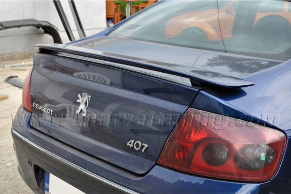 Rear Boot Spoiler PEUGEOT 407 #130404 - Image 3