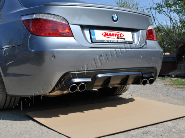 Rear Bumper Spoiler Diffuser BMW E60 M-TECH #020714 - Image 6