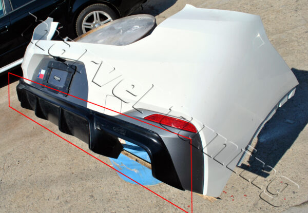 Rear Bumper Spoiler Diffuser BMW X2 F39 #022102 - Image 4