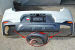 Rear Bumper Spoiler Diffuser BMW X2 F39 #022102 - Image 5