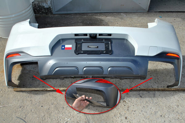 Rear Bumper Spoiler Diffuser BMW X2 F39 #022102 - Image 5