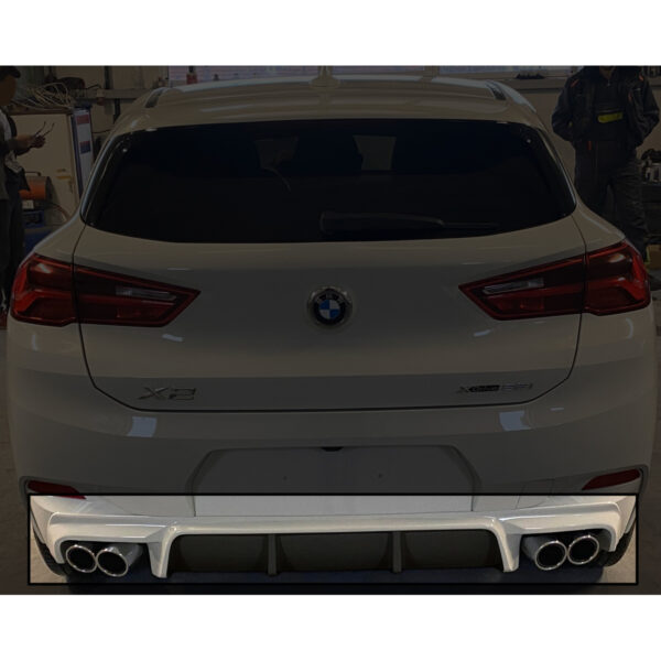 Rear Bumper Spoiler Diffuser BMW X2 F39 #022102 - Image 1