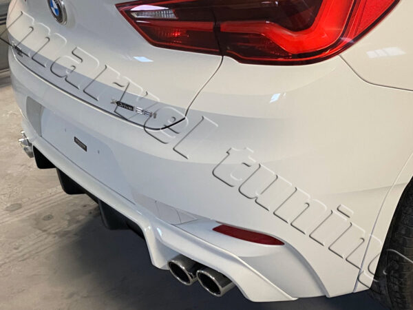 Rear Bumper Spoiler Diffuser BMW X2 F39 #022102 - Image 2