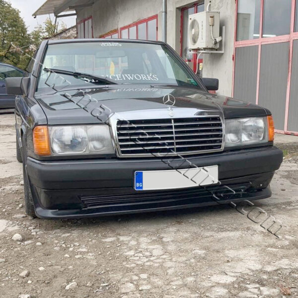 Front Bumper Spoier MERCEDES 190 Facelift W201 #100509 - Image 1