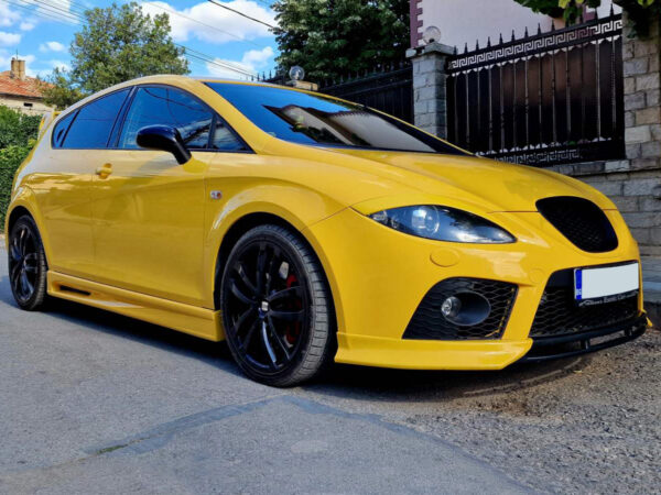 Спойлер (тунинг добавка) за предна броня за Seat Leon II 1P Cupra №150501 - Image 2