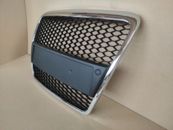 Тунинг решетка (маска) ХРОМ НИКЕЛ тип RS6 за Audi A6 C6 4F 2004- 2008 - Image 4