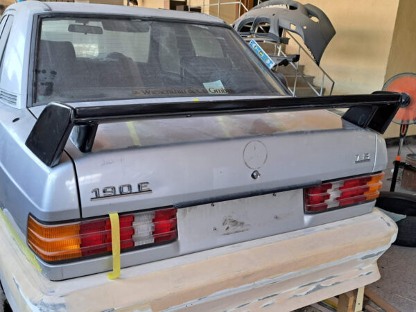 Rear Boot Spoiler type EVO I Mercedes 190 W201 #100??? - Image 6